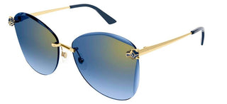 Cartier Panthère de Cartier CT0398S women Gold Squared Sunglasses