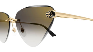 Cartier Panthère de Cartier CT0399S women Gold Cat Eye Sunglasses