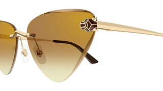 Cartier Panthère de Cartier CT0399S women Gold Cat Eye Sunglasses