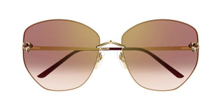 Cartier Panthère de Cartier CT0400S women Gold Butterfly Sunglasses