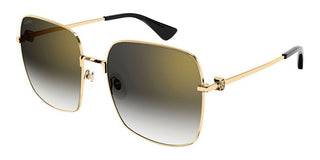 Cartier Signature C de Cartier CT0401S women Gold Geometric Sunglasses