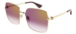 Cartier Signature C de Cartier CT0401S women Gold Geometric Sunglasses