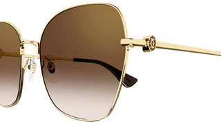 Cartier Signature C de Cartier CT0402S women Gold Squared Sunglasses