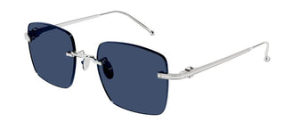 Cartier CT0403S men Silver Geometric Sunglasses