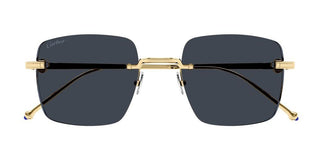 Cartier CT0403S men Gold Geometric Sunglasses