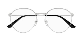 Cartier Santos de Cartier CT0405O men Silver Round Eyeglasses