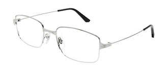 Cartier Santos de Cartier CT0406O men Silver Geometric Eyeglasses