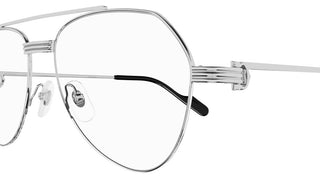 Cartier CT0409O men Gold Pilot Eyeglasses