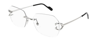 Cartier Signature C de Cartier CT0416O unisex Silver Visor Eyeglasses