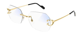 Cartier Signature C de Cartier CT0416S unisex Gold Geometric Sunglasses