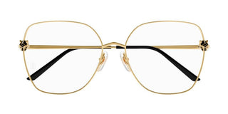 Cartier Panthère de Cartier CT0417O women Gold Butterfly Eyeglasses