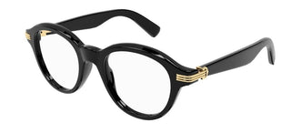 Cartier Signature C de Cartier CT0419O men Black Round Eyeglasses