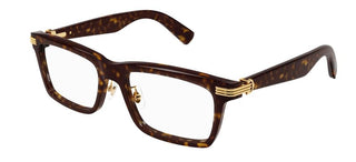 Cartier Première de Cartier CT0420OA men Havana Squared Eyeglasses