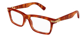 Cartier Première de Cartier CT0420O men Havana Geometric Eyeglasses