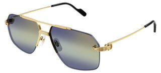 Cartier Première de Cartier CT0426S men Gold Pilot Sunglasses