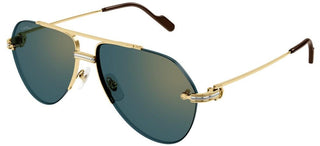 Cartier Première de Cartier CT0427S men Gold Pilot Sunglasses