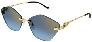 Cartier Panthère de Cartier CT0429S women Gold Geometric Sunglasses