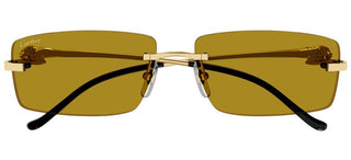 Cartier Panthère de Cartier CT0430S unisex Gold Squared Sunglasses