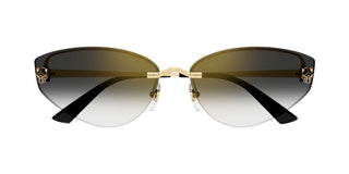 Cartier Panthère de Cartier CT0431S women Gold Cat Eye Sunglasses