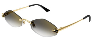 Cartier Panthère de Cartier CT0433S women Gold Geometric Sunglasses