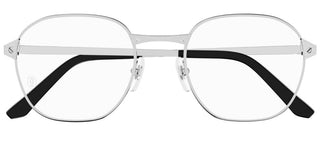 Cartier Santos de Cartier CT0441O men Silver Round Eyeglasses