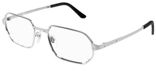 Cartier Santos de Cartier CT0442O men Silver Geometric Eyeglasses