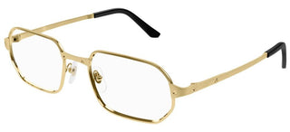 Cartier Santos de Cartier CT0442O men Gold Geometric Eyeglasses