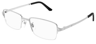 Cartier Santos de Cartier CT0443OA men Silver Squared Eyeglasses