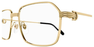 Cartier Première de Cartier CT0445O men Gold Squared Eyeglasses