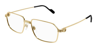 Cartier Première de Cartier CT0445O men Gold Squared Eyeglasses