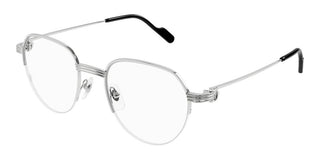 Cartier Première de Cartier CT0446O men Silver Round Eyeglasses