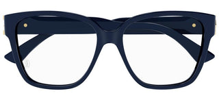 Cartier Signature C De Cartier Ct0451o Women Blue Squared Eyeglasses