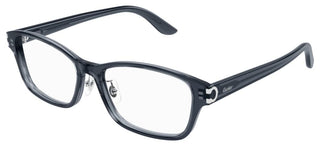 Cartier Signature C de Cartier CT0457OJ men Grey Squared Eyeglasses