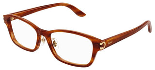 Cartier Signature C de Cartier CT0457OJ men Red Squared Eyeglasses