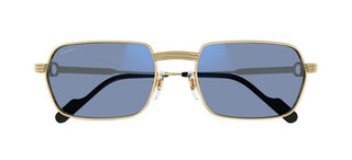 Cartier Première de Cartier CT0463S men Gold Rectangle Sunglasses