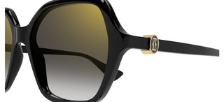 Cartier Signature C de Cartier CT0470S women Black Oversize Sunglasses