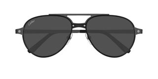 Cartier CT0476S men Black Pilot Sunglasses