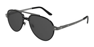 Cartier CT0476S men Black Pilot Sunglasses