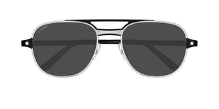 Cartier Santos De Cartier Ct0477s Men Silver Geometric Sunglasses