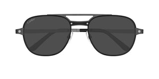 Cartier Santos De Cartier Ct0477s Men Black Geometric Sunglasses