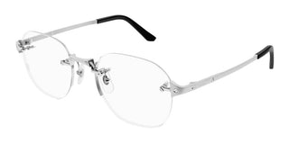 Cartier Ct0478o Men Silver Pantos Eyeglasses