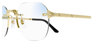 Cartier Santos de Cartier CT0478S men Gold Pantos Sunglasses