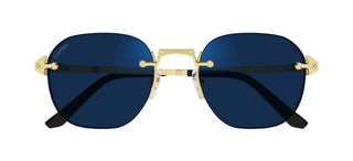 Cartier Santos de Cartier CT0478S men Gold Pantos Sunglasses