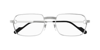 Cartier CT0483O men Silver Rectangle Eyeglasses