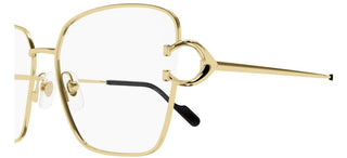 Cartier CT0486O women Gold Cat Eye Eyeglasses