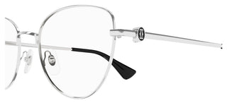 Cartier Ct0490o Women Silver Cat Eye Eyeglasses