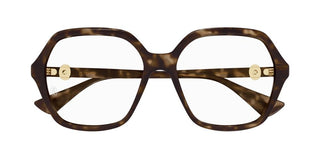 Cartier CT0492O women Havana Oversize Eyeglasses