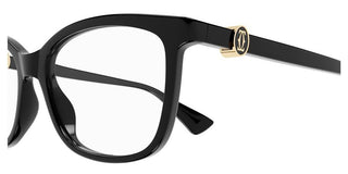 Cartier Ct0493o Women Black Squared Eyeglasses