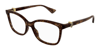 Cartier Ct0493o Women Havana Squared Eyeglasses