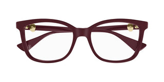 Cartier CT0493O women Red Squared Eyeglasses